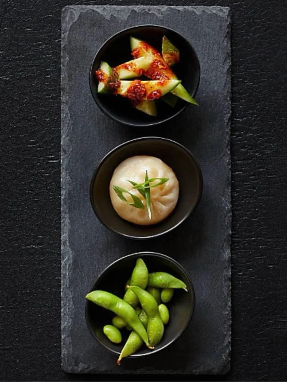 Crate&Barrel Mini Black Bowls